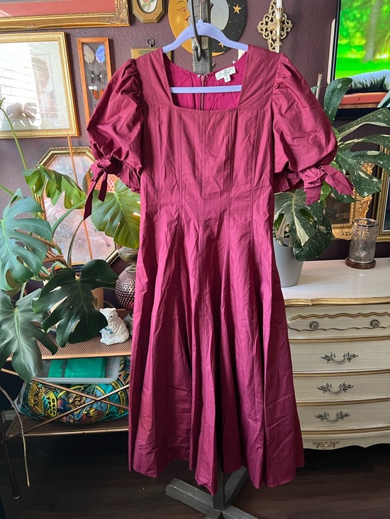entro Dresses & Skirts - Entro Burgundy Dress Size Medium